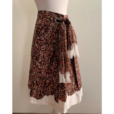 Pre-owned Ferragamo Multicolour Silk Skirt