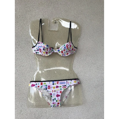 Pre-owned Fendi Two-piece Swimsuit In Multicolour