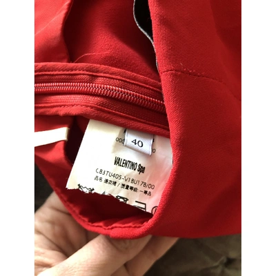 Pre-owned Valentino Jumpsuit In Red