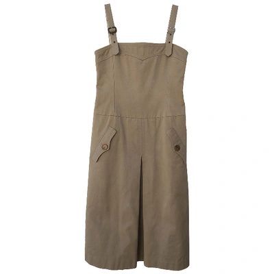 Pre-owned Ailanto Mid-length Dress In Beige