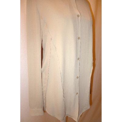 Pre-owned The Kooples Beige Polyester Top