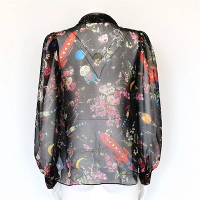 Pre-owned Dolce & Gabbana Silk Blouse In Black