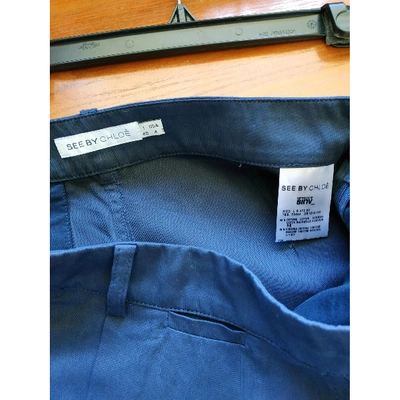 Pre-owned See By Chloé Skirt In Blue