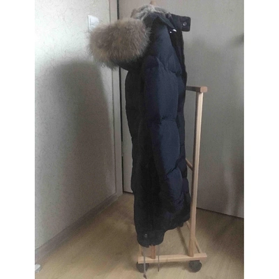 Pre-owned Parajumpers Navy Coat