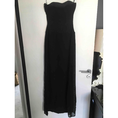 Pre-owned Jay Ahr Mid-length Dress In Black