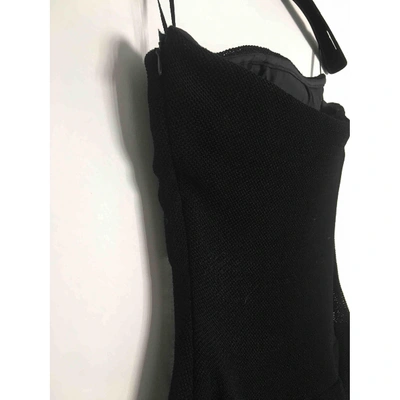 Pre-owned Jay Ahr Mid-length Dress In Black