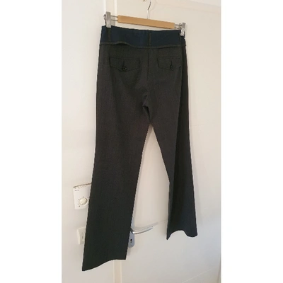 Pre-owned Comptoir Des Cotonniers Anthracite Trousers
