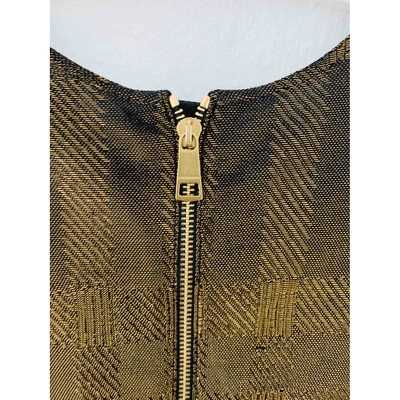 Pre-owned Burberry Mid-length Dress In Gold