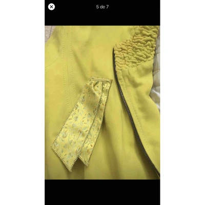 Pre-owned Nina Ricci Jacket In Yellow