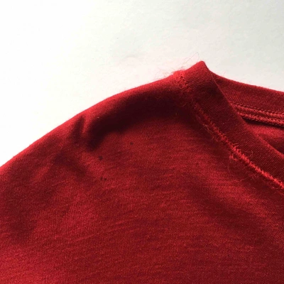 Pre-owned Giambattista Valli Wool Mid-length Dress In Red