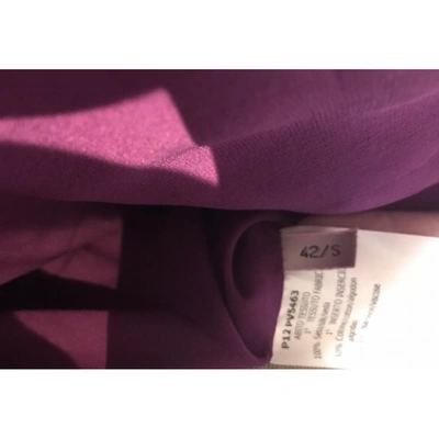 Pre-owned Giambattista Valli Silk Mid-length Dress In Purple