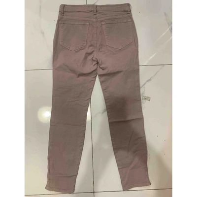 Pre-owned J Brand Short Jeans In Pink