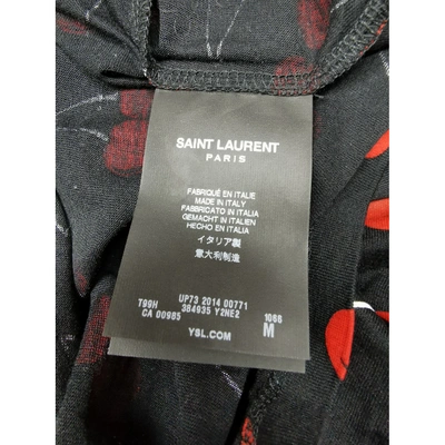 Pre-owned Saint Laurent Black Cotton Top