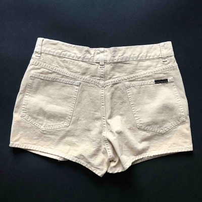Pre-owned Golden Goose Beige Cotton Shorts