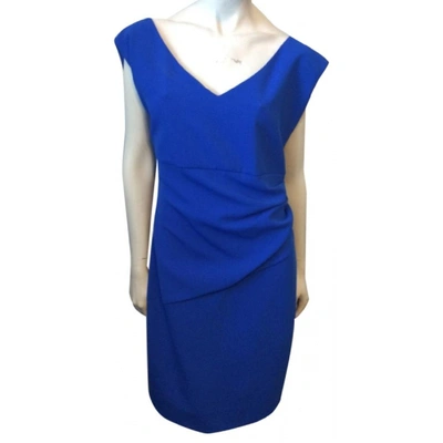 Pre-owned Diane Von Furstenberg Blue Dress