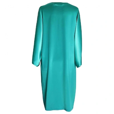 Pre-owned Gianluca Capannolo Leather Dress In Green