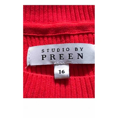 Pre-owned Preen Jumper In Red