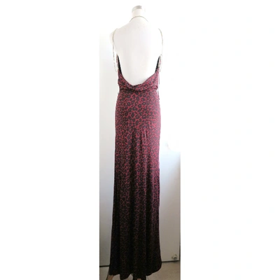 Pre-owned Gucci Maxi Dress In Red