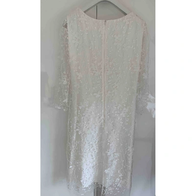 Pre-owned Max Mara White Lace Dress