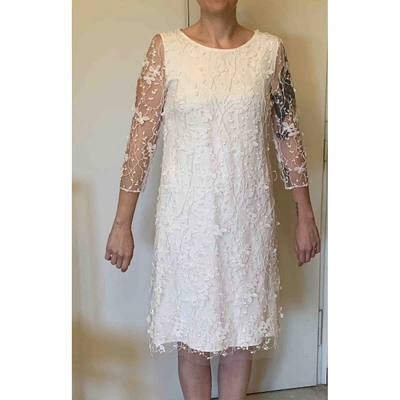 Pre-owned Max Mara White Lace Dress