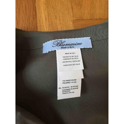 Pre-owned Blumarine Grey Cotton Dress