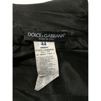 Pre-owned Dolce & Gabbana Mid-length Dress In Black