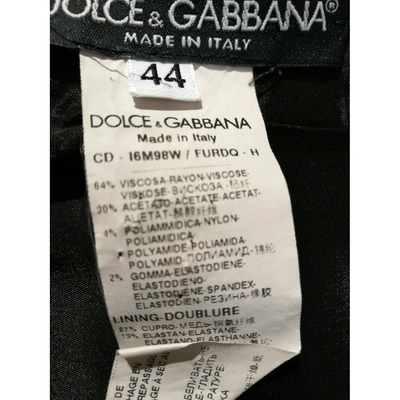 Pre-owned Dolce & Gabbana Mid-length Dress In Black