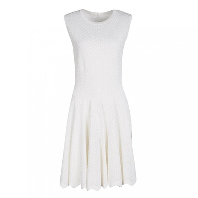 Pre-owned Alaïa White Cotton Dress