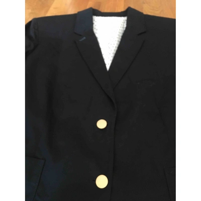 Pre-owned Mauro Grifoni Blue Cotton Jacket