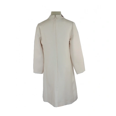 Pre-owned Valentino Mid-length Dress In White