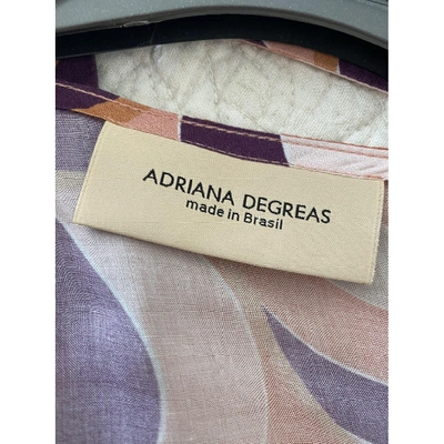 Pre-owned Adriana Degreas Maxi Dress In Multicolour