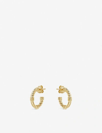 Shop Missoma 18ct Yellow Gold-plated Vermeil Sterling-silver Mini Hoop Earrings