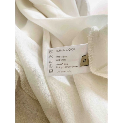 Pre-owned Emma Cook White Cotton Dress