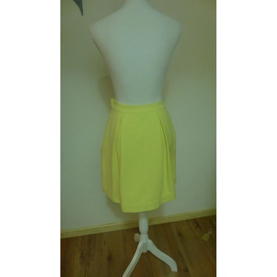 Pre-owned La Perla Mini Skirt In Yellow