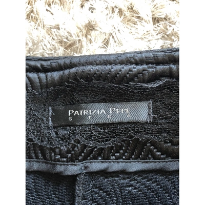 Pre-owned Patrizia Pepe Cloth Mini Short In Black