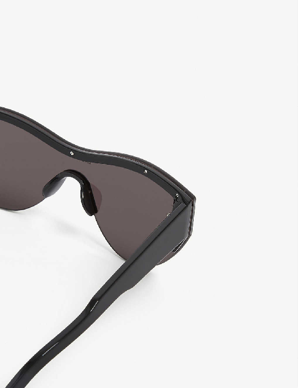 Balenciaga Ski Cat Sunglasses In Black | ModeSens