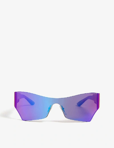 Shop Balenciaga Bb0040s Cat-eye Sunglasses In Purple