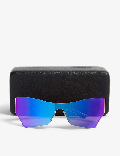 Shop Balenciaga Bb0040s Cat-eye Sunglasses In Purple