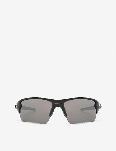 Shop Oakley Women's Polished Black Oo9188 Flak 2.0 Xl Rectangle-frame Sunglasses