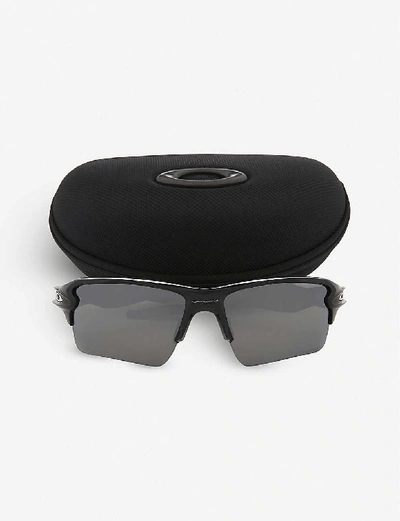 Oakley Oo9188 Flak 2.0 Xl Rectangle-frame Sunglasses In Polished Black