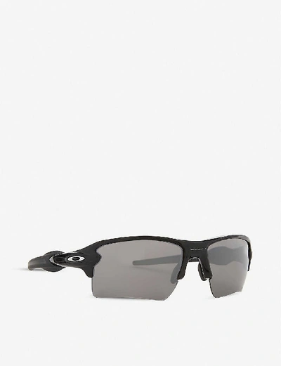 Oakley Oo9188 Flak 2.0 Xl Rectangle-frame Sunglasses In Polished Black