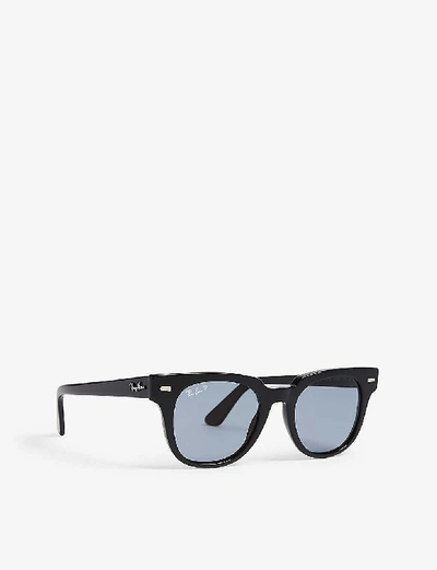 Ray Ban Ray-ban Womens Black Rb2168 Meteor Square-frame Sunglasses In Black