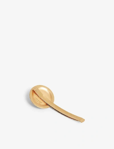 Shop Versace Gold-toned Medusa Emblem Bobby Pin