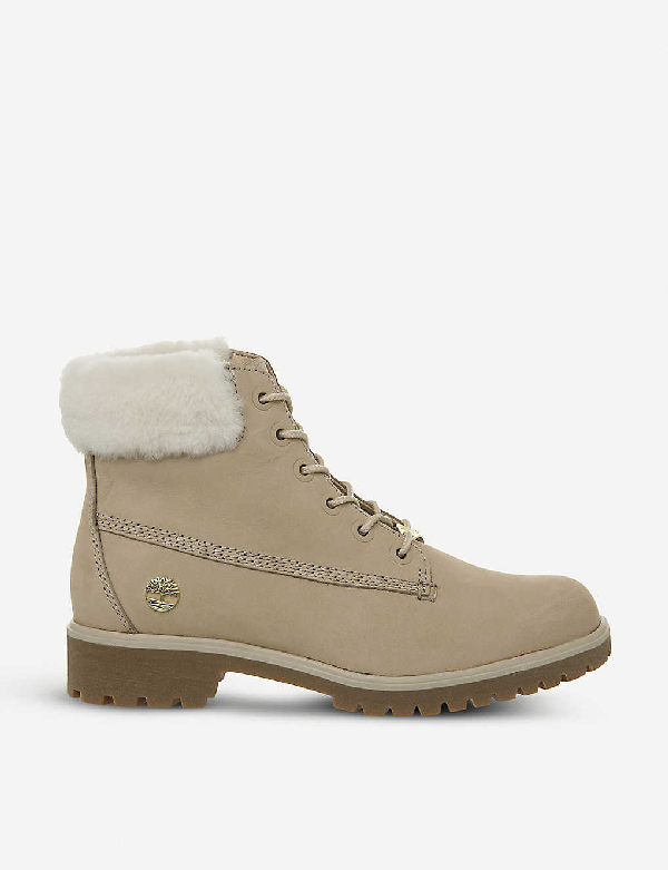 timberland faux fur