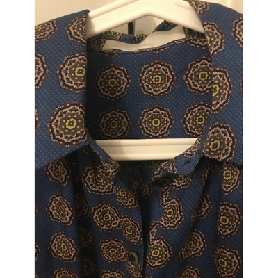 Pre-owned Thakoon Addition Blue Polyester Top