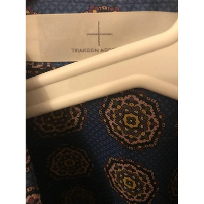 Pre-owned Thakoon Addition Blue Polyester Top