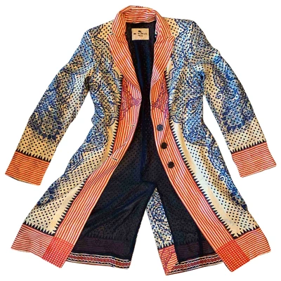 Pre-owned Etro N Multicolour Silk Coat