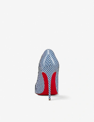 Shop Christian Louboutin Pigalle Follies 100 Pat Stripes