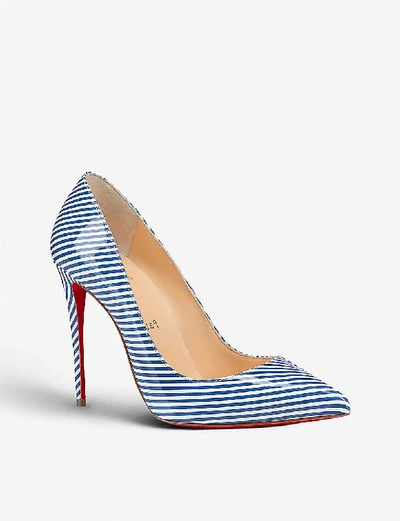 Shop Christian Louboutin Pigalle Follies 100 Pat Stripes