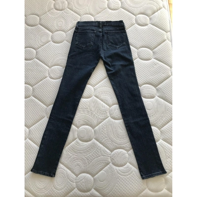 Pre-owned J Brand Slim Jeans In Blue